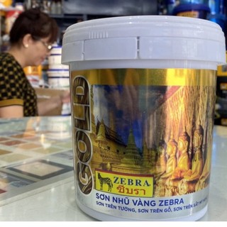 Sơn nhũ vàng 24k Zebra Thailand mau khô