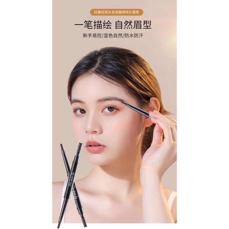 Chì kẻ lông mày LAMEILA bền màu không thấm nước với 7 màu tùy chọn 8.5g 	LBKMA2