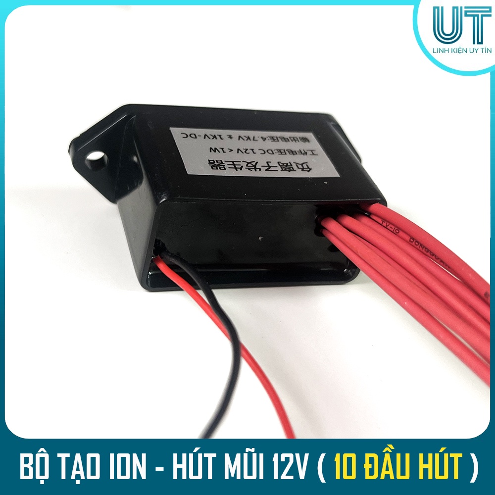 Bộ tạo ion âm hút khử mùi lọc không khí 12V -220V MS-FA7000 ( 10 đầu tạo hơn 70 triệu ion/cm3 K/Khí )