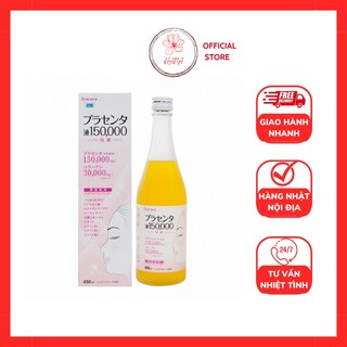 nước uống collagen nhau thai fracora placenta 150000mg, nước uống đẹp da chống lão hóa nhật bản