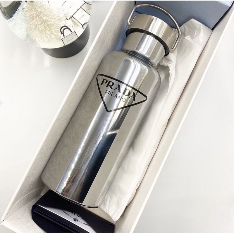 Bình nước giữ nhiệt W188 Prada hàng fullbox, 2 mầu