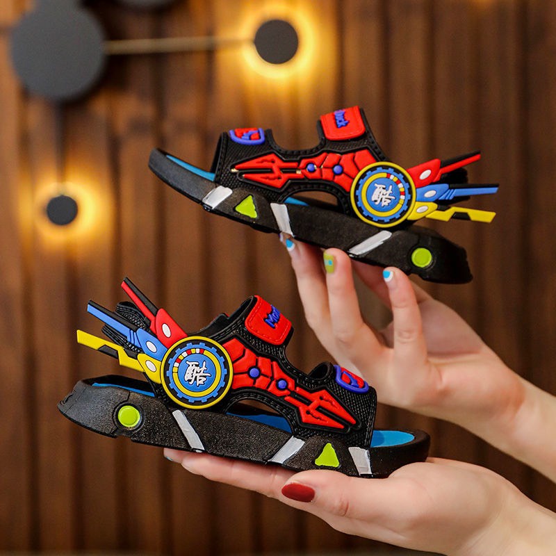 Dép sandal quai hậu hè cho bé trai và bé gái chất cao su mềm êm chân đi học đi chơi 2023