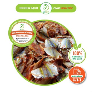 Cá Chỉ Vàng Khô Vitot Khô Cá Chỉ Hàng Loại 1, Thịt Thơm Ngon, Đóng Gói 500gr