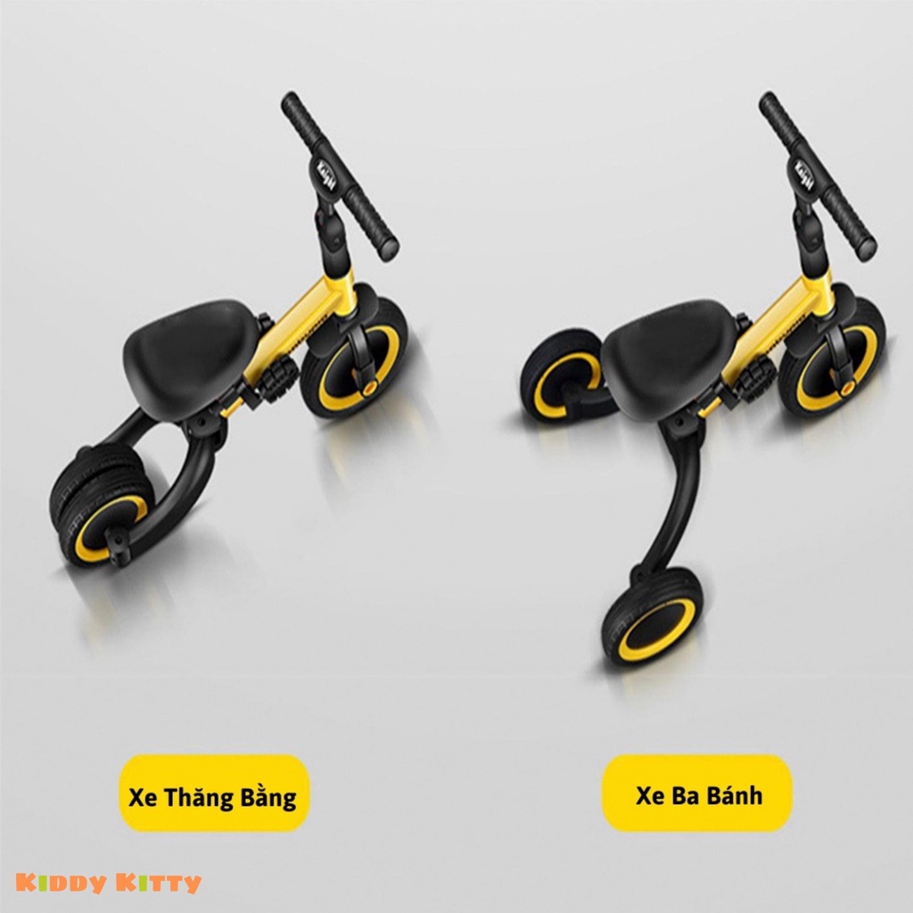 Xe đạp đa năng 5 trong 1 cho bé 1-6 tuổi kết hợp xe đạp 3 bánh, xe đẩy cho bé và xe chòi chân thăng bằng - MK23011