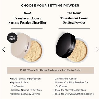 Phấn phủ Laura Mercier Translucent Ultra-blur Loose Setting Powder