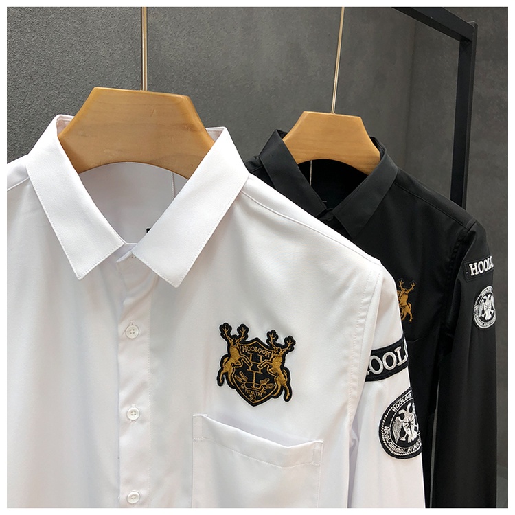 Áo sơ mi nam lụa HOOLOOK SHIRT - GS20