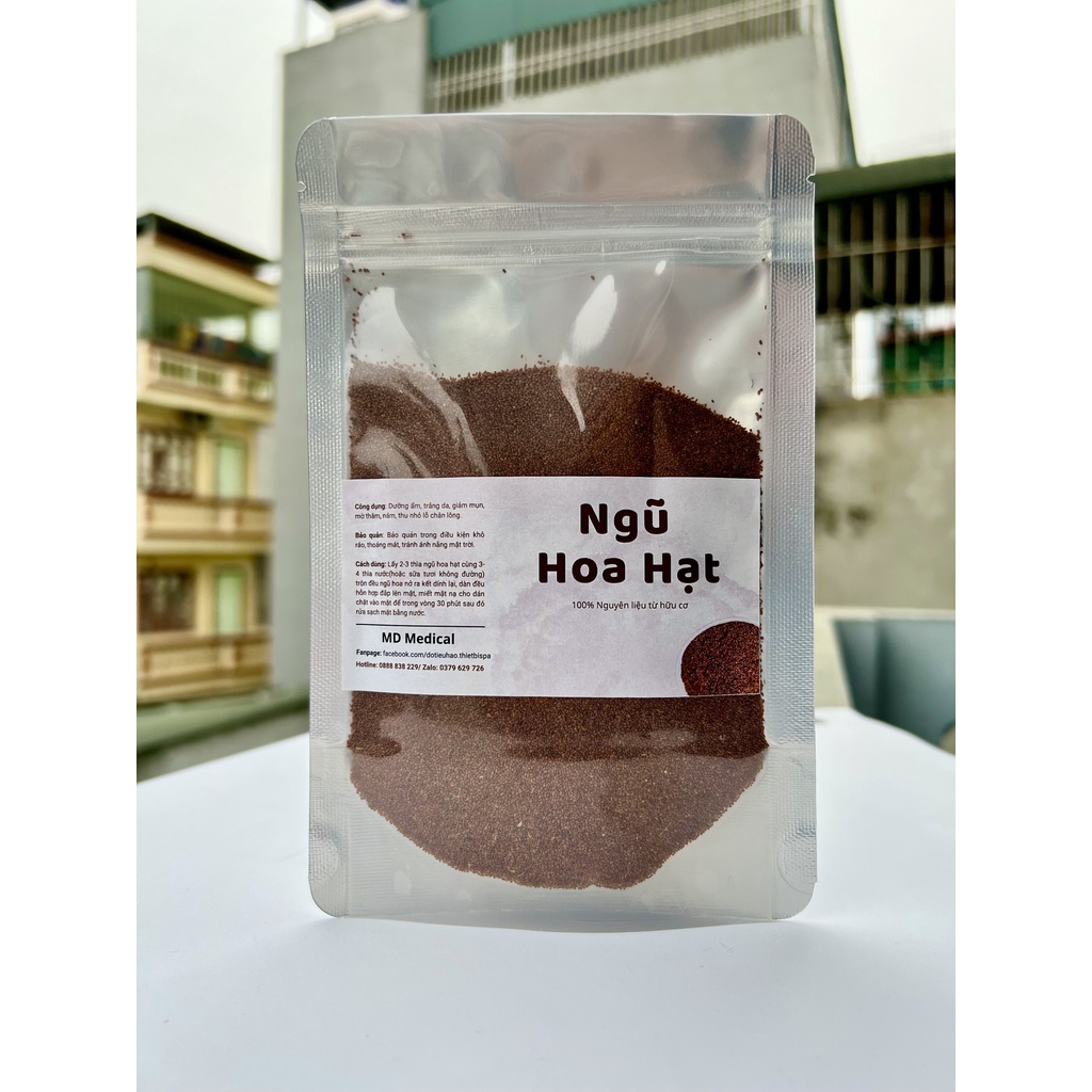 500g ngũ hoa hạt đắp mặt, mặt nạ ngũ hoa giúp giảm mụn, mờ thâm, hạt đình lịch nguyên chất