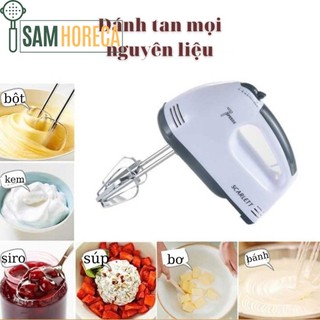 Máy đánh trứng cầm tay 7 tốc độ scarlett - công suất 180w - sam horeca