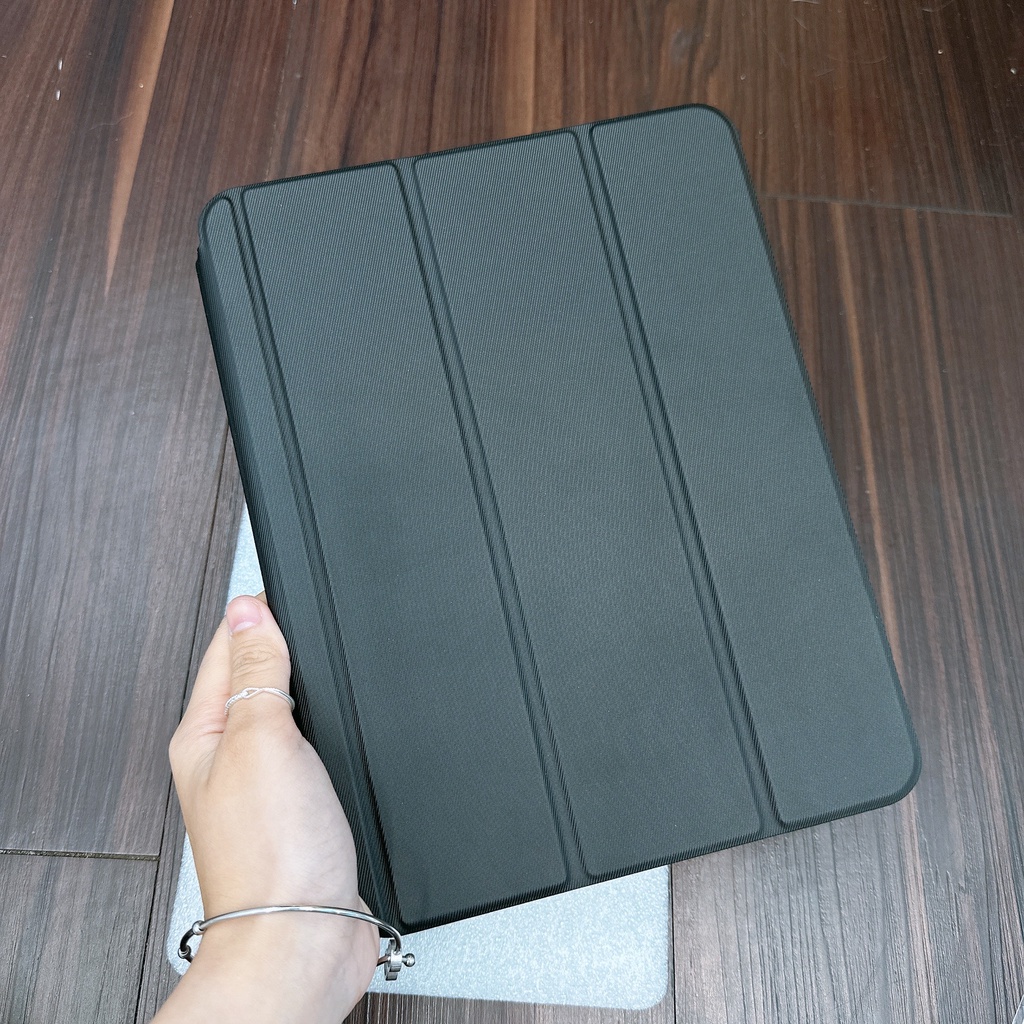 Ốp Nhựa Có Nắp Gập Da iPad 12.9 / Mini 6 màu Đen
