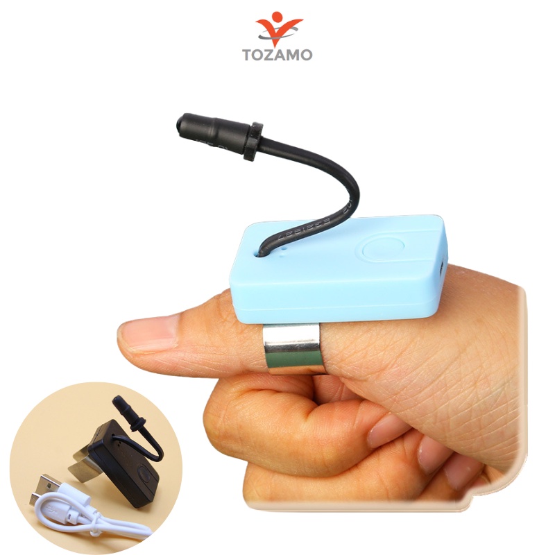 Đèn Đeo Ngón Tay,Lấy Ráy Tai Cao Cấp Sử Dụng Sạc USB Tozamo