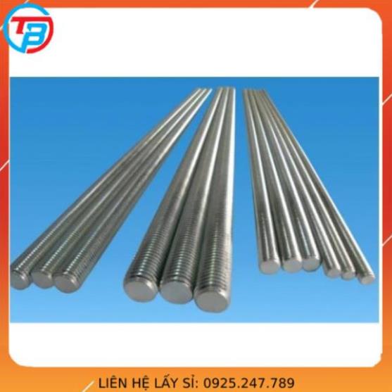 Thanh ren, ty ren, tiren thép mạ Phi 6 8 10 12 mm - Cáp Thép Thái Bình Vina