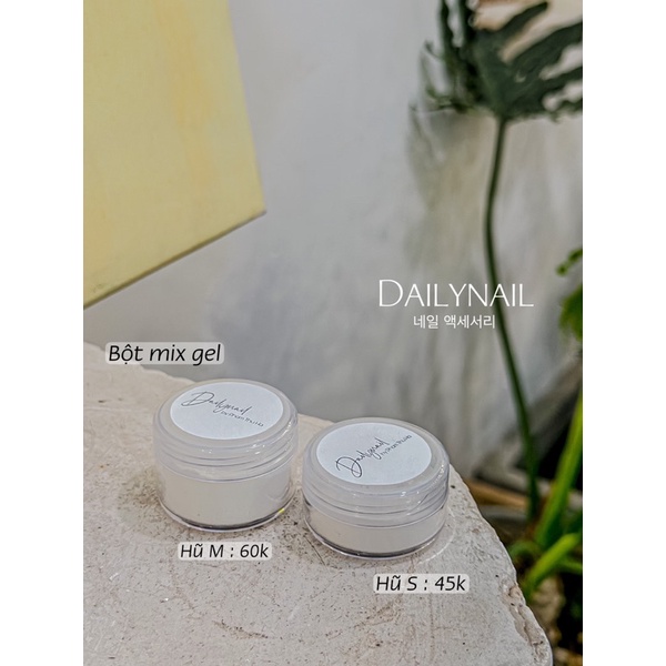 Bột mix Gel hũ chiết bé tạo Charm, vẽ nổi