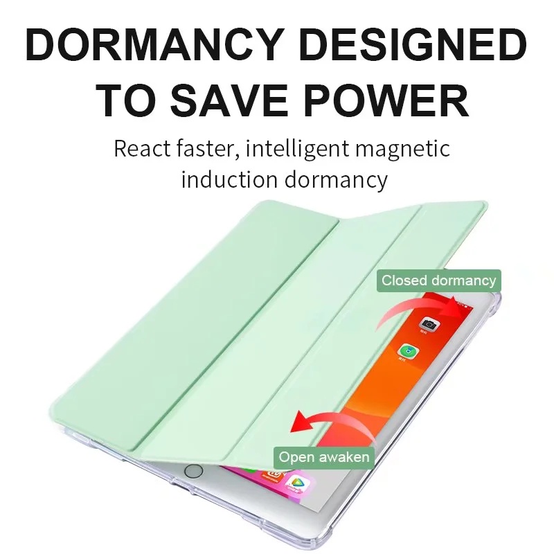 Bao Da Máy Tính Bảng Mềm Nắp Lật Thông Minh Cho Lenovo XiaoXin Pad 2022 10.61-inch TB125 TB125FU TB128FU TB128XU