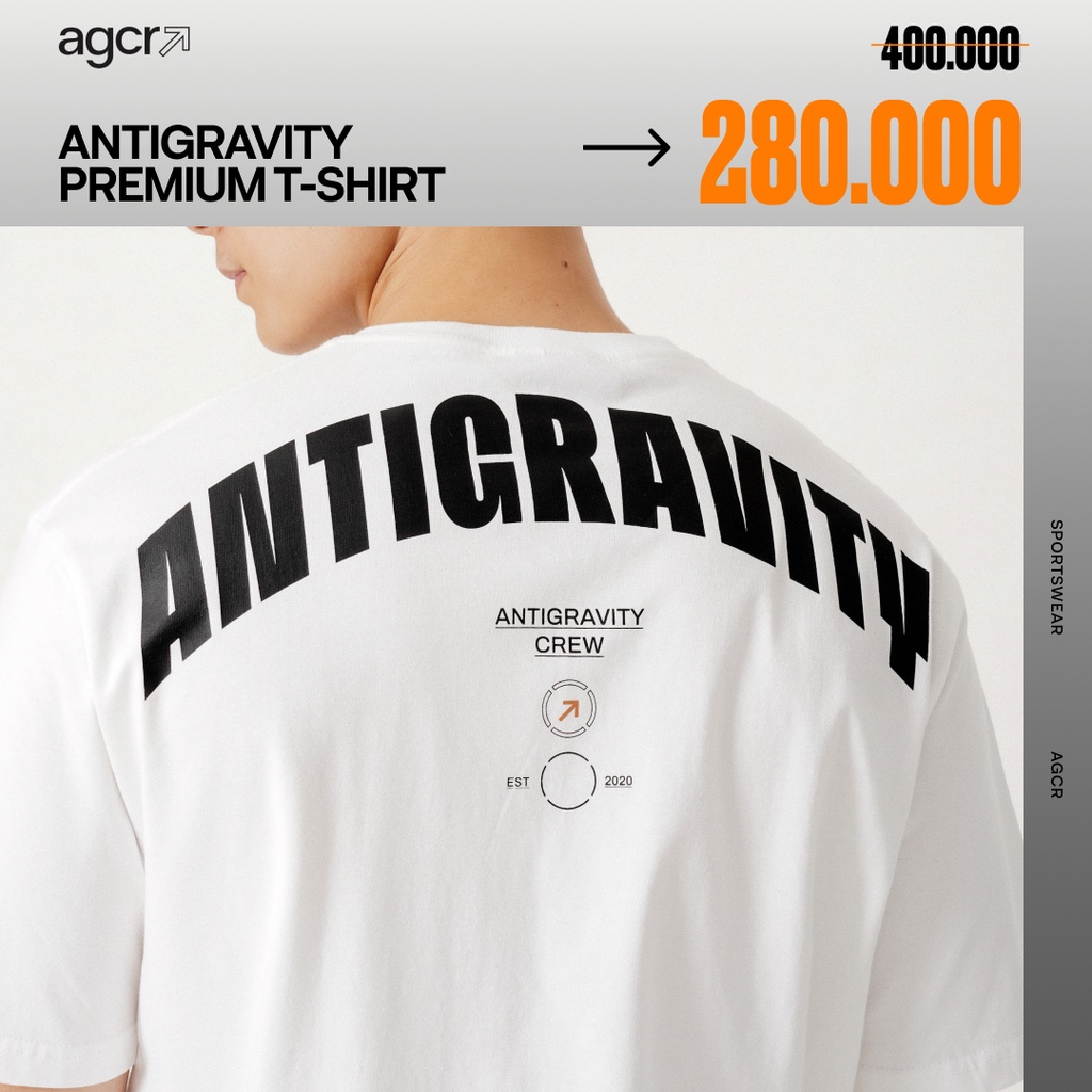 Áo thun nam cổ tròn AGCR phông nam trơn cotton 4 chiều dáng boxy ANTI GRAVITY PREMIUM T-SHIRT