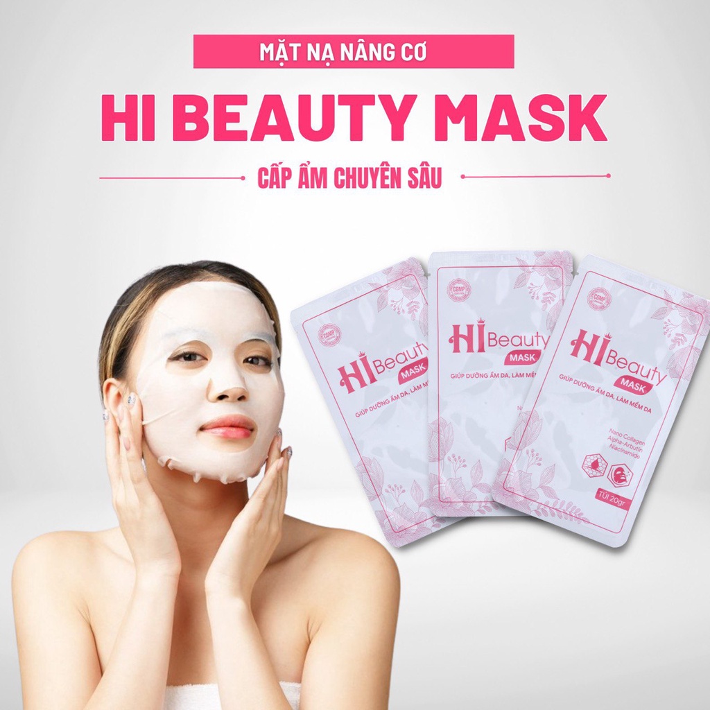 👍[CHÍNH HÃNG]👍 MASK HI BEAUTY - MẶT NẠ GIẤY DƯỠNG DA CẤP ẨM HẰNG NGÀY