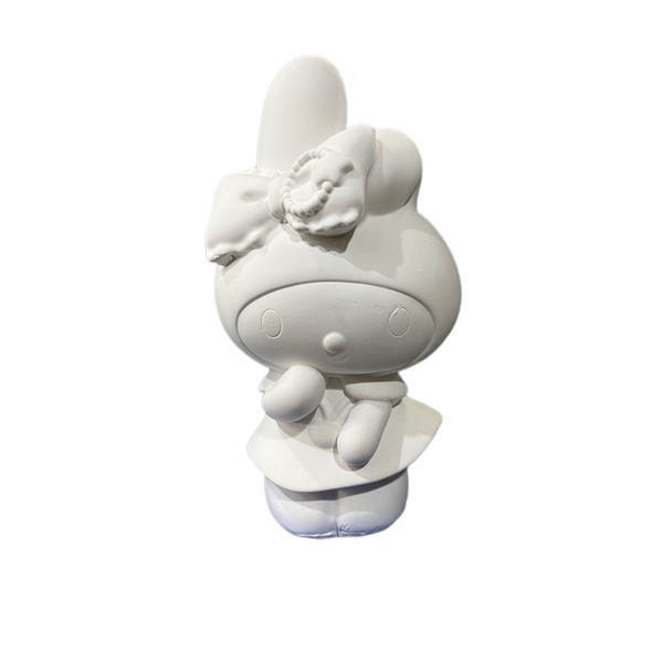Tượng thạch cao tô màu cho bé gái size 20-23cm tặng kèm màu và cọ