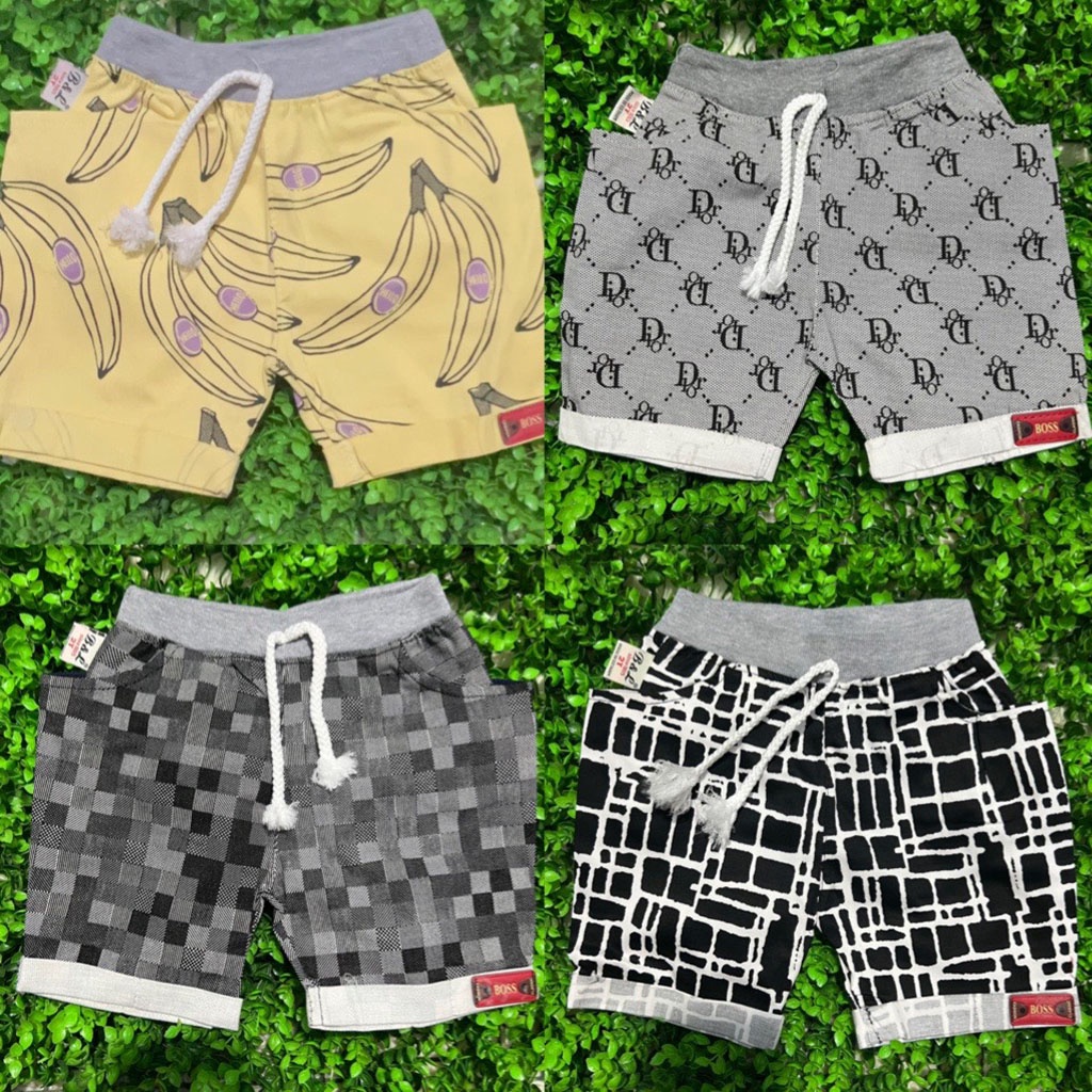 Quần short kaki thun bé trai 8-10kg (Size 2)