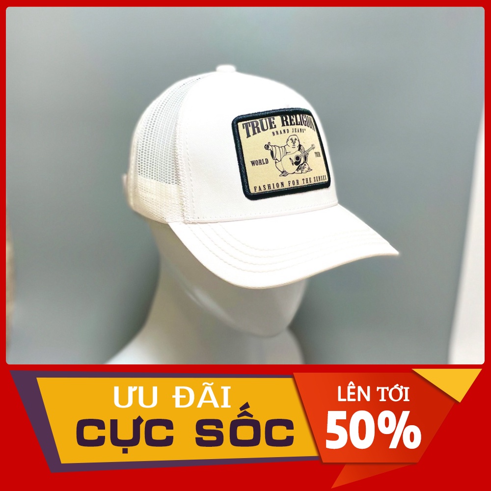 Nón kết Ông địa lưỡi trai nam nữ logo vuông viền thêu 3 màu đen, trắng, lính rằn ri thiết kế thời trang cá tính freesize