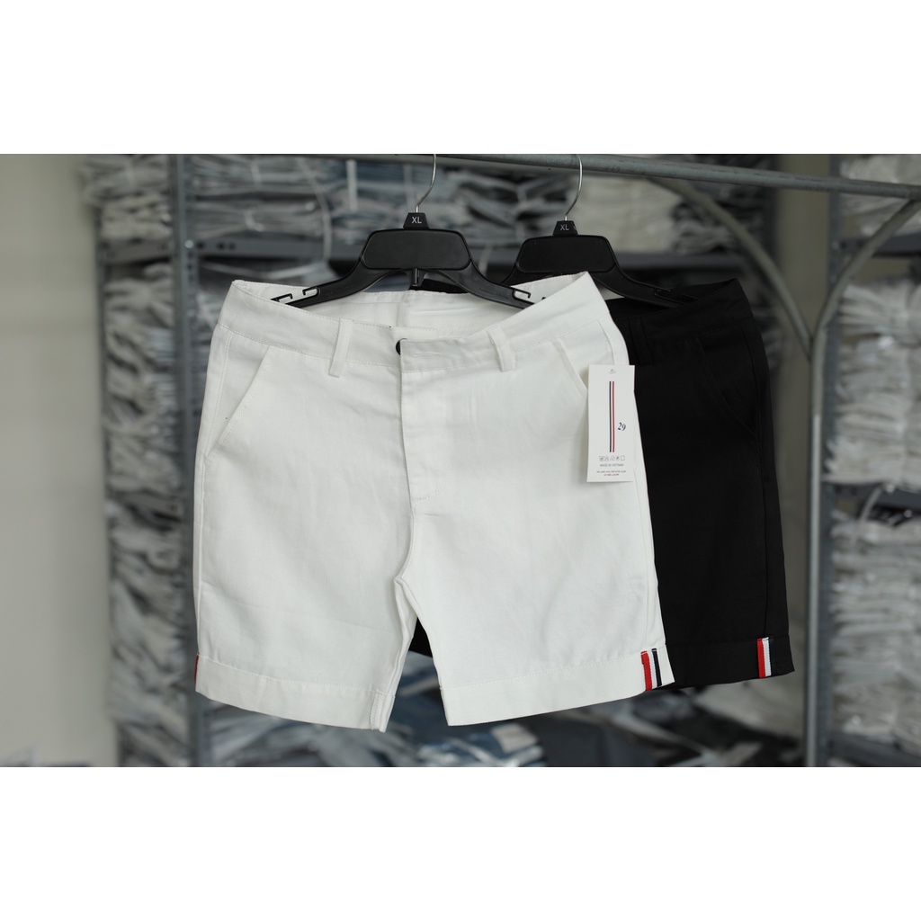 Quần short nam chất liệu kaki loại trên gối cao cấp