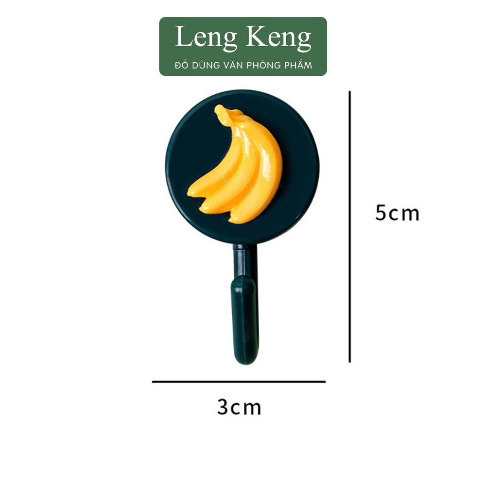 Móc treo đồ dán tường văn phòng phẩm Leng Keng họa tiết hoạt hình dễ thương M26