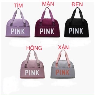 Túi du lịch Pink Cỡ Lớn Chống Thấm Nước 2 Tầng Gấp Gọn