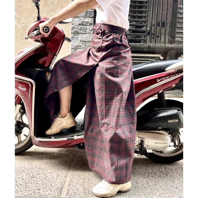 Váy Chống Nắng Xẻ Tà Kaki Dày Mềm Có Túi Phù Hợp Cho Xe Số Xe Ga Và Ngồi Sau Có Nút Bấm Chắc Chắn Talabishop