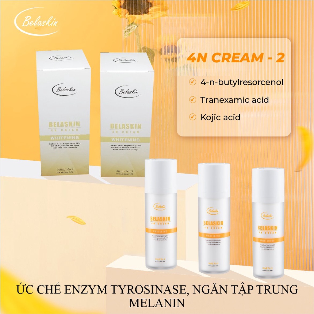 CREAM 4N - TRẮNG DA SÁNG DA - BELASKIN