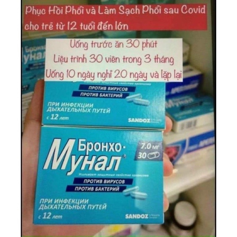 Bổ phổi Nga phục hồi phổi 10 viên
