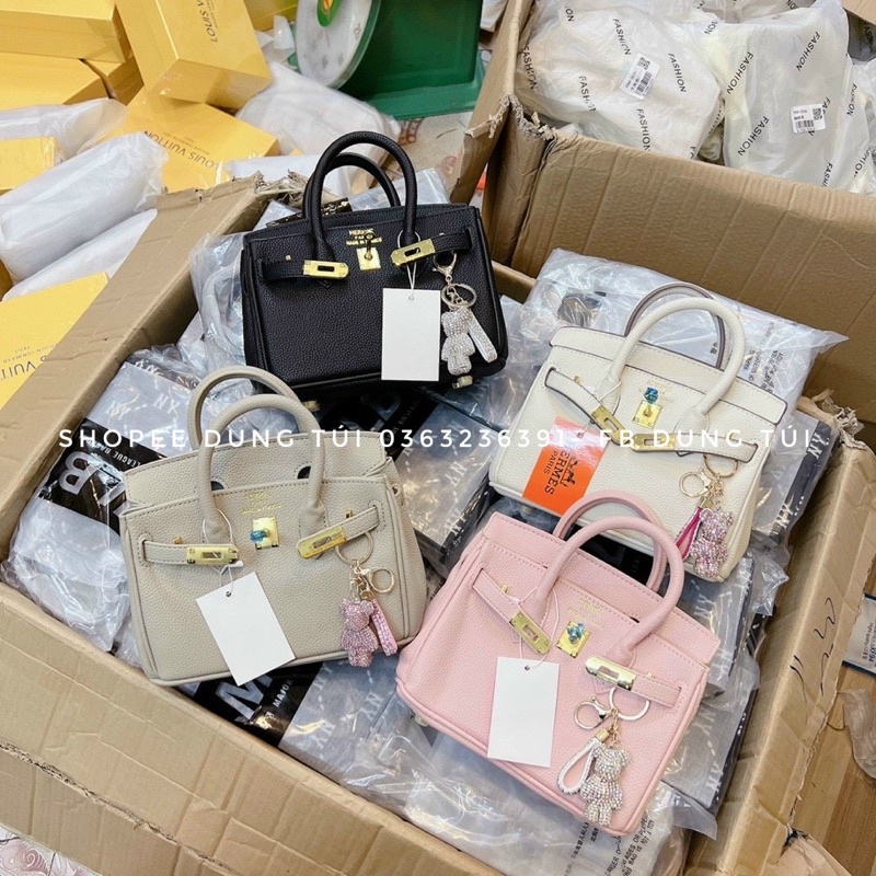 Túi xách nữ, bikin da trơn chuẩn Sup size 20