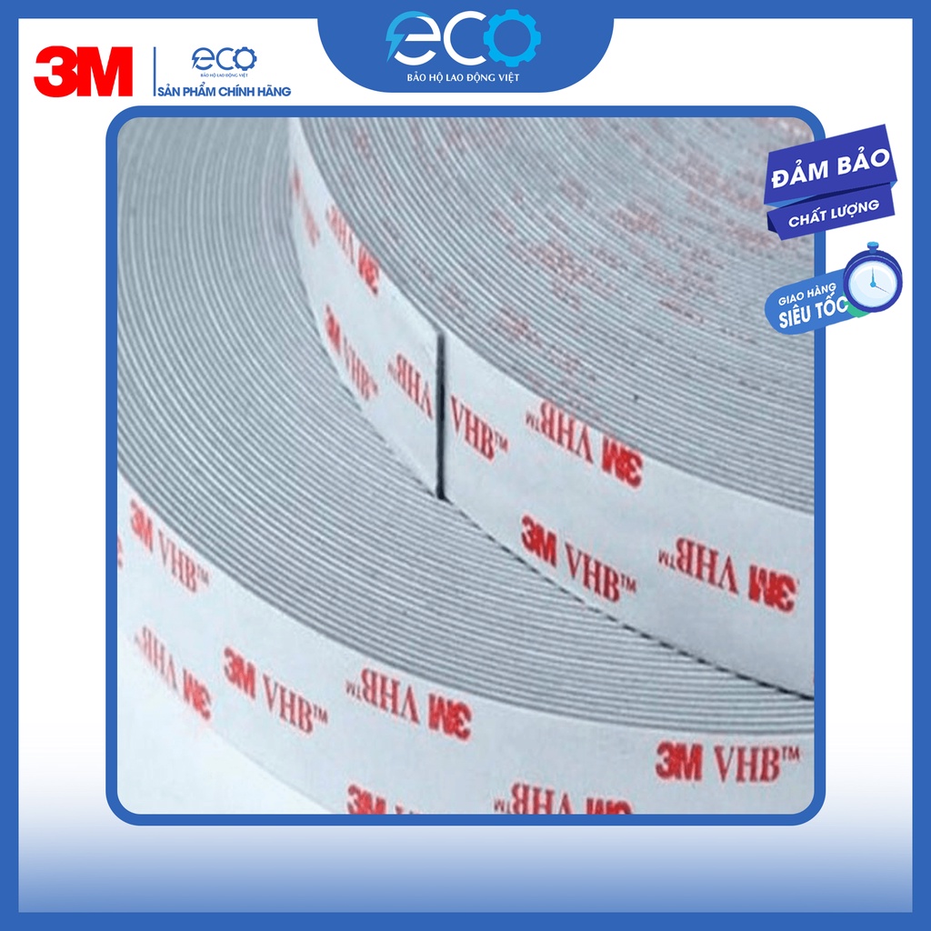 Băng keo cường lực siêu dính 3M 4941 , xám chính hãng