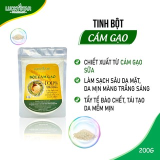 Mặt nạ bột cám gạo cao cấp lucky star 200gr