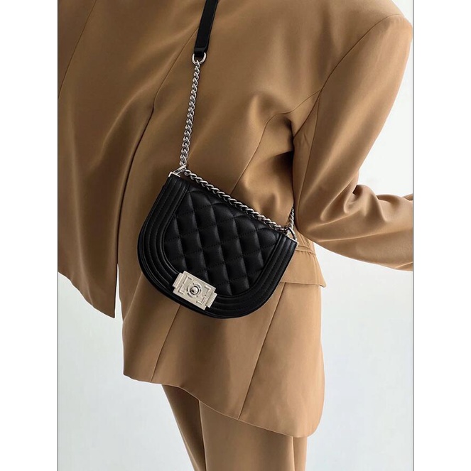 Túi Xách Đeo Chéo Dây Mắt Xích Mẫu Mới 2023 Thời Trang Mùa Hè Cho Nữ