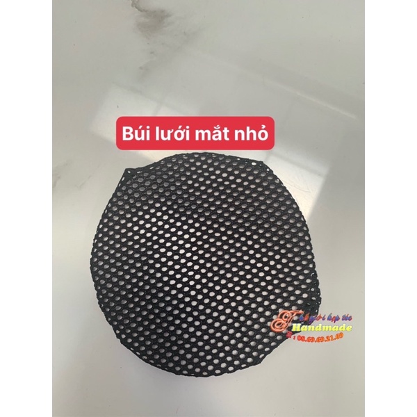 Kẹp tóc nơ voan đính đá dài