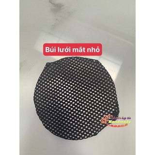 Kẹp tóc búi lưới đen đính hoa đen cao cấp