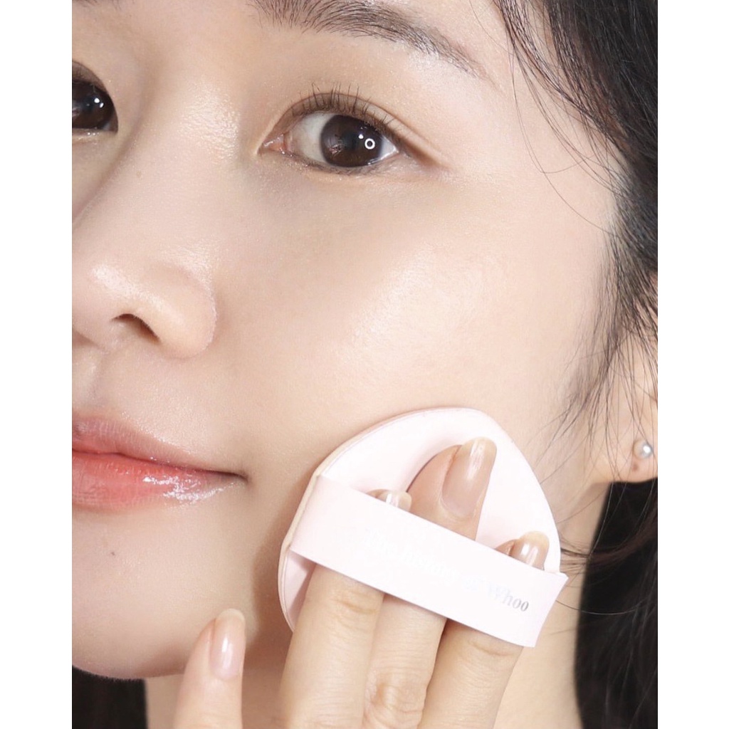 Phấn nước dưỡng trắng nâng tone da Whoo Radiant White Tone Up Sun Cushion Special Set