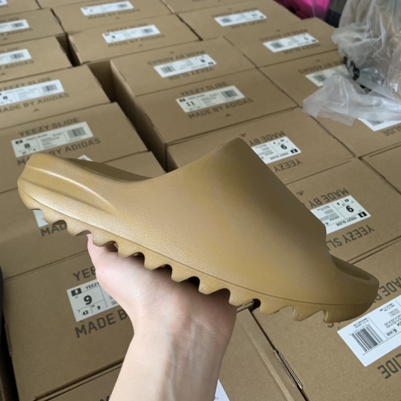 Dép Yz Slide Bản vân nhám Tặng Kèm Tất