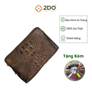 Ví Nam / Cluth 1 kéo khóa số 2DO LEATHER Da C265 Kích Thước Quà Tặng Cho Người Thân, Sang Trọng, Chính Hãng