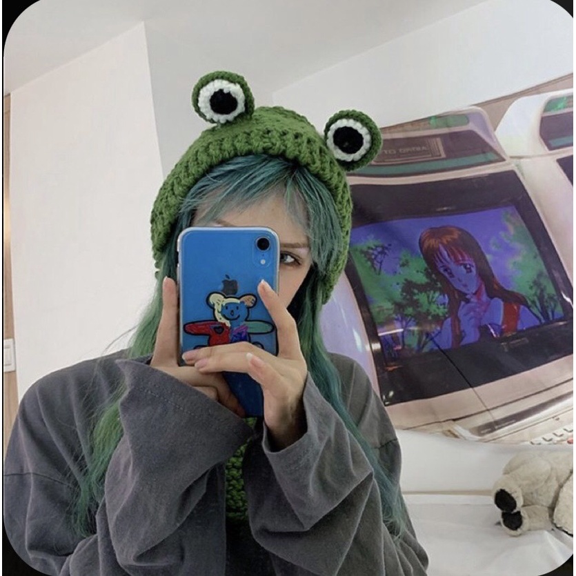 Mũ Len Ếch Handmade