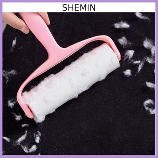 Cây lăn bụi quần áo, chăn màn, lông chó mèo 16cm - sử dụng lõi giấy dạng con lăn bụi, dùng để lăn dính, xé từng lớp SHEM