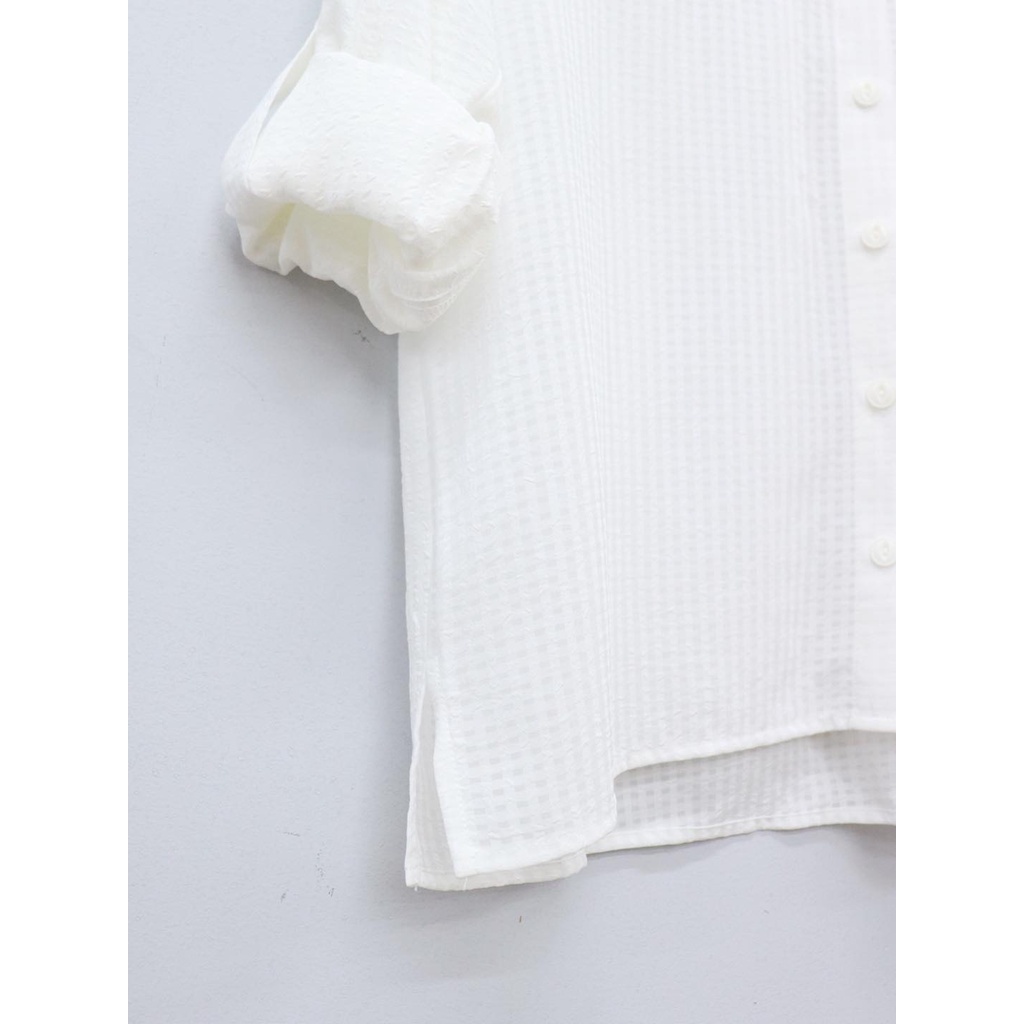 C1074 - Áo sơ mi Bon Worth 2 túi trước lật tay trơn