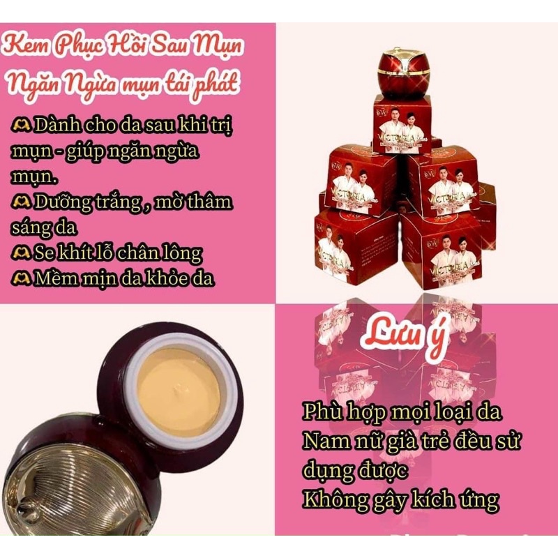 Kem Dưỡng Ngừa Mụn Victoria Plus