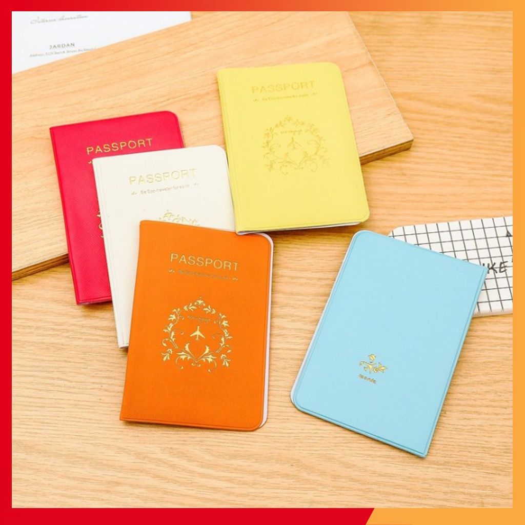 Vỏ Bọc, Túi đựng Passport Hộ Chiếu Kiểu Dáng Đơn Giản