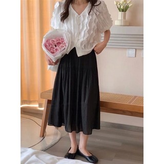 Chân Váy Lụa Gân Ulzang Hàng QC