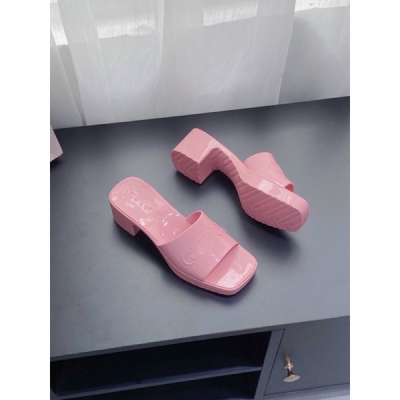 Guốc nhựa g gót 6 phân