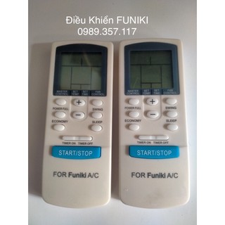 Điều khiển điều hòa funiki [FREESHIP] remote máy lạnh funiki - tặng kèm pin AA