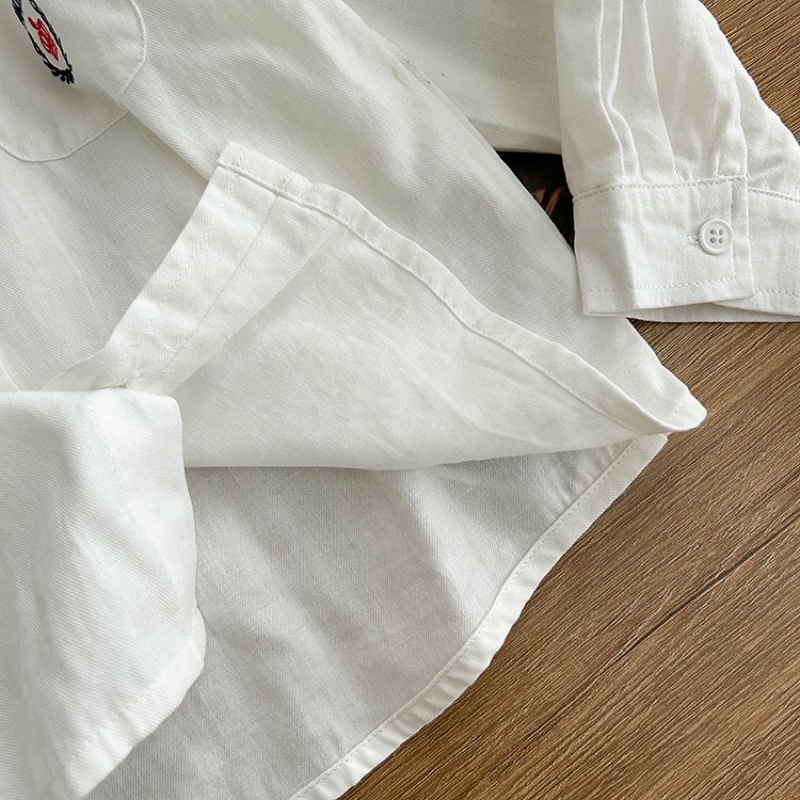 Sơ Mi Trắng Cà Vạt Ambb Cho Bé