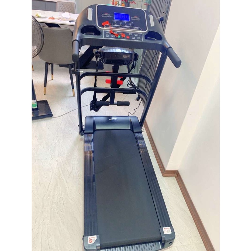 Máy chạy bộ điện đa năng HAMIGO SPORT130 tốc độ 14km kèm máy đánh mỡ bụng tập tại nhà