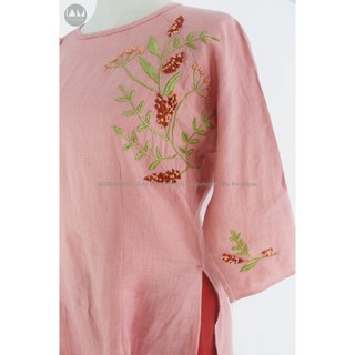 Áo Dài Linen Tưng Thêu Tay D03