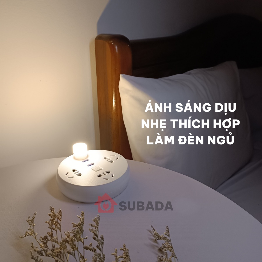 Đèn ngủ led usb mini SuBaDa bảo vệ mắt thiết kế đơn giản tiện dụng trang trí phòng ngủ-khách-quán cafe/cửa hàng DN04 | BigBuy360 - bigbuy360.vn