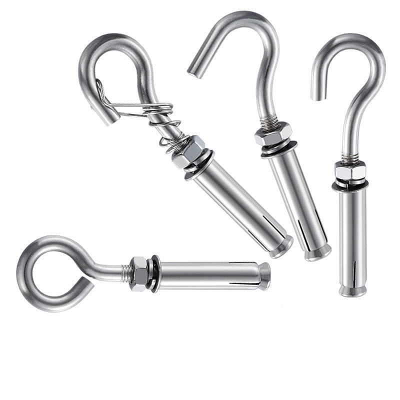 Thép Không Gỉ 304 Mở Rộng Vít Móc Đa Năng Cố Định Tích Hợp Vòng Đai Miễn Phí Vận Chuyển